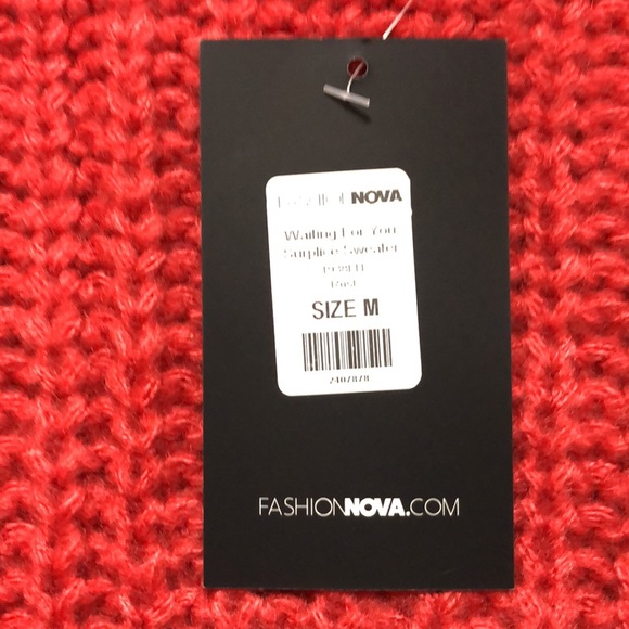 NEW Fashion Nova waiting For You Surplice Sweater - Picture 8 of 9